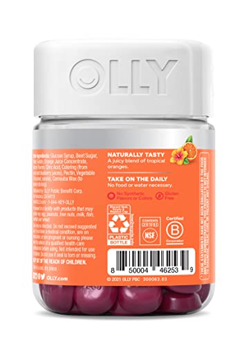 OLLY Heavenly Hair Gummy, Supports Healthy Hair, Keratin, Biotin, AMLA, Chewable Supplement, 30 Day Supply - 60 Count