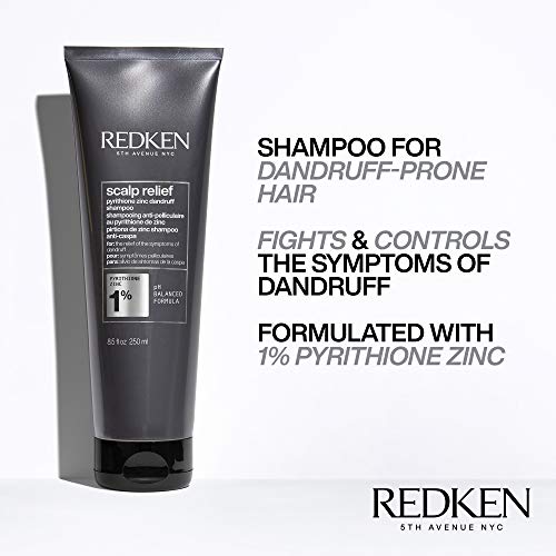 Redken Anti-Dandruff Shampoo, For Dandruff Control, Soothes Scalp, For Dry & Flaking Scalp, Dermatologist Tested, Scalp Relief, 8.5 fl.oz./250ml