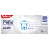 Colgate Baking Soda and Peroxide Toothpaste, Whitening Brisk Mint Flavor, Whitens Teeth, Fights Cavities and Removes Surface Stains for Whiter Teeth, 6 Oz Tube, 2 Pack