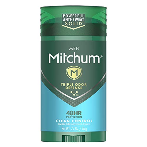 Mitchum Men's Deodorant, Antiperspirant Stick, Triple Odor Defense Invisible Solid, 48 Hr Protection, Dermatologist Tested, Intense Energy, 2.7 Oz (Pack of 1)