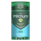 Mitchum Men's Deodorant, Antiperspirant Stick, Triple Odor Defense Invisible Solid, 48 Hr Protection, Dermatologist Tested, Intense Energy, 2.7 Oz (Pack of 1)