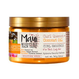 Maui Moisture Curl Quench + Coconut Oil Hydrating Curl Smoothie, Creamy Silicone-Free Styling Cream for Tight Curls, Braids, Twist-Outs & Wash & Go Styles, Vegan & Paraben-Free, 12 oz