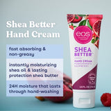 eos Shea Better Hand Cream - Vanilla Cashmere | Instant Hydration + Lasting Protection | 2.5 oz