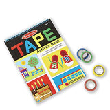 Melissa & Doug Tape Activity Book 4 Rolls of Easy-Tear Tape and 20 Reusable Scenes