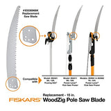 Fiskars 93336966K Replacement Saw Blade, For Tree Pruner, 15 Inch, Silver