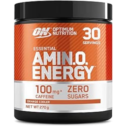 Optimum Nutrition Amino Energy - Pre Workout with Green Tea, BCAA, Amino Acids, Keto Friendly, Green Coffee Extract, Energy Powder - Blueberry Lemonade, 30 Servings (Packaging May Vary)