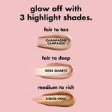 e.l.f. Halo Glow Highlight Beauty Wand, Liquid Highlighter Wand For Luminous, Glowing Skin, Buildable Formula, Vegan & Cruelty-free,Champagne Campaign