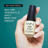 OPI Nail Envy, Nail Strengthening Treatment, Stronger Nails in 1 Week, Vegan Formula, Sheer Soft Nude Crème Finish, Double Nude-y, 0.5 fl oz