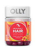 OLLY Heavenly Hair Gummy, Supports Healthy Hair, Keratin, Biotin, AMLA, Chewable Supplement, 30 Day Supply - 60 Count