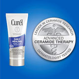 Curél Daily Healing Dry Skin Lotion, Hand and Body Moisturizer, 1 fl Ounce Travel Size, Mini size, 30-pack, with Advanced Ceramide Complex, helps to Repair Moisture Barrier