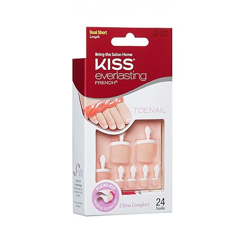 Kiss Products Salon Acrylic French Nail Kit, Sugar Rush, 0.07 Pound