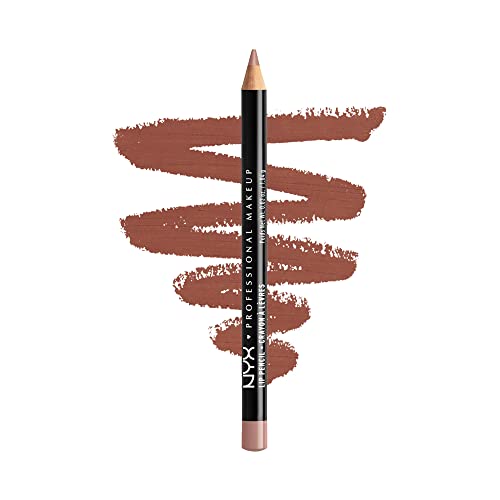 NYX PROFESSIONAL MAKEUP Slim Lip Pencil, Long-Lasting Creamy Lip Liner - Peakaboo Neutral