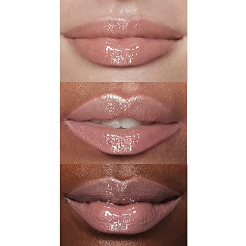 e.l.f. Lip Lacquer, Nourishing, Non-Sticky Ultra-Shine Lip Gloss With Sheer Color, Infused With Vitamins A & E, Vegan & Cruelty-Free, Cherry Bomb