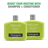 Neutrogena Soothing & Calming Healthy Scalp Shampoo to Moisturize Dry Scalp & Hair, with Tea Tree Oil, pH-Balanced, Paraben-Free & Phthalate-Free, Safe for Color-Treated Hair, 12oz