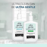 Neutrogena Ultra Gentle Hydrating Facial Cleanser, Non-Foaming Face Wash for Sensitive Skin, Gently Cleanses Face Without Over Drying, Oil-Free, Soap-Free, Fragrance-Free, 12 fl. oz