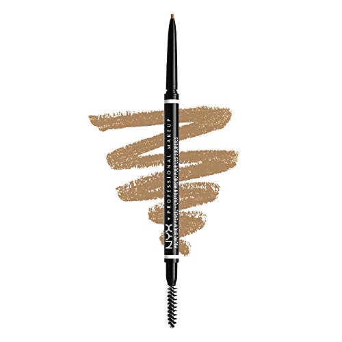 NYX PROFESSIONAL MAKEUP Micro Brow Pencil, Eyebrow Pencil - Ash Blonde (blonde hair with cool/ash undertones)