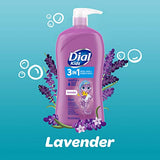 Dial Kids 3-in-1 Body+Hair+Bubble Bath, Lavender Scent, 32 fl oz