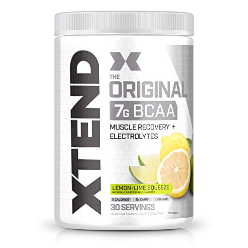 XTEND Original BCAA Powder Airheads Candy Flavor, 7g BCAA and 2.5g L-Glutamine, Sugar Free Post Workout Muscle Recovery Drink with Amino Acids for Men & Women, 30 Servings