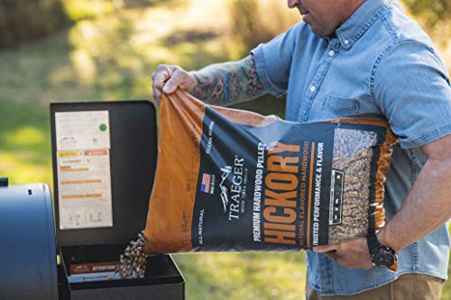 Traeger Grills Apple 100% All-Natural Wood Pellets for Smokers and Pellet Grills, BBQ, Bake, Roast, and Grill, 20 lb. Bag