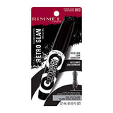 Rimmel Scandaleyes Retroglam Mascara, Extreme Black Longwear Mascara for a False Eyelash Look, 0.41 Fl Oz (Pack of 1)