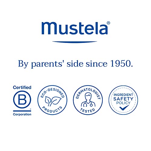 Mustela Stelatopia Eczema-Prone Skin Emollient Baby Cream - Moisturizing Body Lotion with Natural Avocado & Sunflower Oil - Fragrance-Free - 6.76 fl. oz.