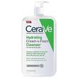 CeraVe Hydrating Cream-to-Foam Cleanser | Hydrating Makeup Remover and Face Wash With Hyaluronic Acid | Fragrance Free Non-Comedogenic | 19 Fluid Ounce