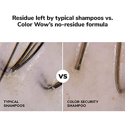 COLOR WOW Color Security Shampoo - Sulfate Free & Residue-Free Formula | Healthy Looking Hair & Scalp