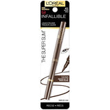 L’Oréal Paris Makeup Infallible Super Slim Long-Lasting Liquid Eyeliner, Ultra-Fine Felt Tip, Quick Drying Formula, Glides on Smoothly, Brown, Pack of 1