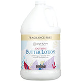 Ginger Lily Farms Botanicals Soothing Butter Lotion for Dry, Sensitive Skin, 100% Vegan & Cruelty-Free, Fragrance Free, 1 Gallon (128 fl oz) Refill