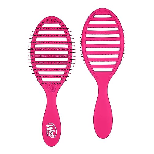 Wet Brush, Refresh and Extend Speed Dry Hair Black Detangling For All Hair Types – Removes Dirt Excess Oils and Impurities Charcoal Infused Bristles