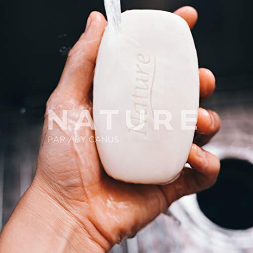 Nature by Canus Bar Soap With Fresh Canadian Goat Milk Vitamin A B3 Potassium Zinc and Selenium, Fragrance Free, 5 Ounce