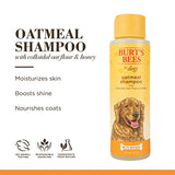 Burts Bees for Pets Oatmeal Dog Shampoo | With Colloidal Oat Flour & Honey | Moisturizing & Nourishing, Cruelty Free, Sulfate & Paraben Free, pH Balanced for Dogs - Made in USA, 16 Oz