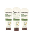 Aveeno Daily Moisturizing Body Lotion, Gentle Lotion Nourishes Dry Skin With Moisture, Soothing Prebiotic Oat, Fragrance-Free, Non-Comedogenic, Travel-Size, Pack of Three, 3 x 2.5 fl. oz