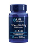 Life Extension One-Per-Day Multivitamin - Essential Vitamins & Minerals - for Healthy Immune Function, Cellular, Blood Vessel, Heart & Brain Health - Non-GMO, Gluten-Free - 60 Tablets