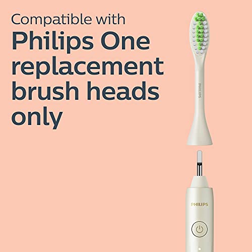 PHILIPS One by Sonicare Battery Toothbrush, Mango Yellow, HY1100/02