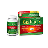 Garlique Garlic Extract Supplement, Healthy Cholesterol Formula, Odorless & Vegan, 60 Caplets