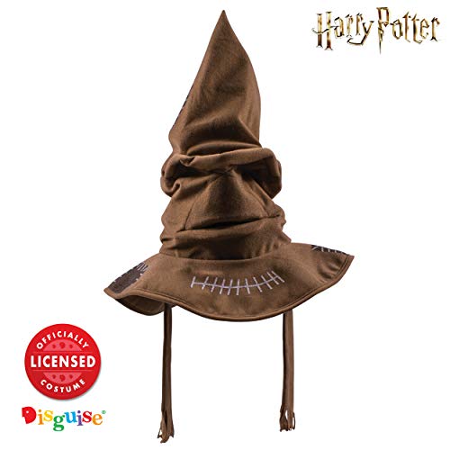 Disguise Harry Potter Sorting Hat, Costume Accessory for Kids, Childrens Size (107759),Brown