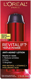 L'Oreal Paris Revitalift Triple Power Anti-Aging Face Moisturizer, Pro Retinol, Hyaluronic Acid & Vitamin C, Reduce Wrinkles 2.55 Oz