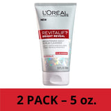 LOréal Paris Revitalift Bright Reveal Anti-Aging Facial Cleanser with Glycolic Acid 5 fl. oz (Pack of 2)