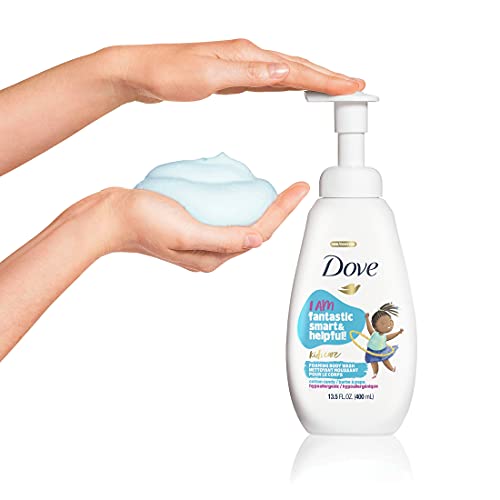 Dove Foaming Body Wash For Kids Coconut Cookie Sulfate-Free Skin Care, 13.5 Fl Oz, Pack of 4