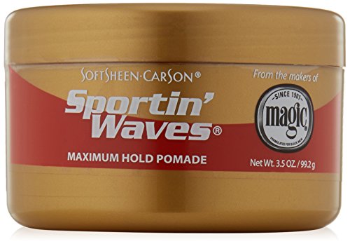 SoftSheen-Carson Sportin' Waves Gel Pomade with Wavitrol III, 3.5 oz