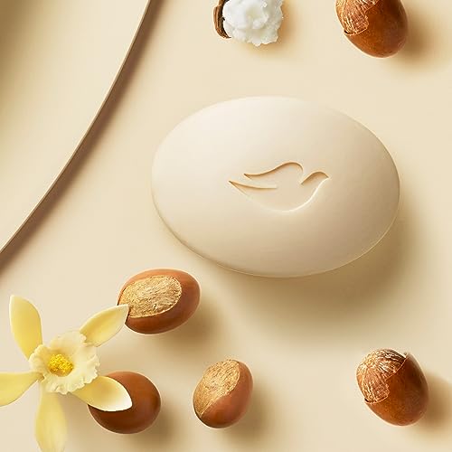 Dove Beauty Bar Gentle Skin Cleanser Moisturizing For Gentle Soft Skin Care Shea Butter More Moisturizing Than Bar Soap 3.75 oz 14 Bars