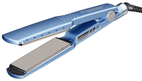 BaBylissPRO Flat Iron Hair Straightener, 1-3/4 Inch Nano Titanium Ionic, Hair Styling Tools & Appliances, BNT4094TUC