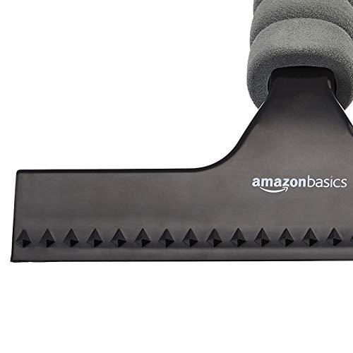 Amazon Basics Window Squeegee with Handle for Car Windows, Glass, Mirror, Black