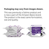 Amazon Basics Make Up Remover Wipes, Original, 150 Count (6 Packs of 25) (Previously Solimo)