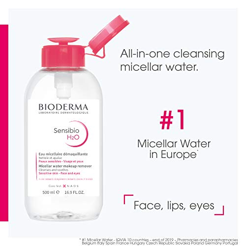 Bioderma - Sensibio H2O - Micellar water makeup remover, 33.4 Fl Oz