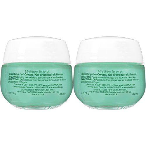 Garnier SkinActive Moisture Rescue Face Moisturizer, Normal/Combo, 1.7 Ounce (Pack of 2)