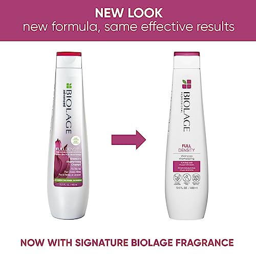 Biolage Full Density Thickening Shampoo | For Fuller & Thicker Hair | With Biotin | For Thin & Fine Hair Types | Paraben & Silicone Free | Vegan | 33.8 Fl. Oz