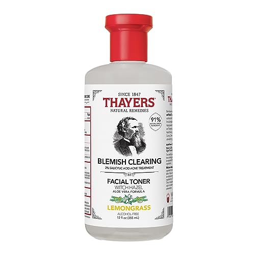 THAYERS Alcohol-Free Witch Hazel Blemish Clearing Pads, 60 Pads