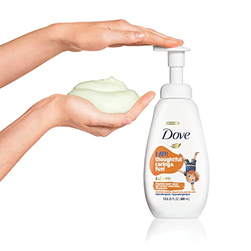 Dove Foaming Body Wash For Kids Coconut Cookie Sulfate-Free Skin Care, 13.5 Fl Oz, Pack of 4